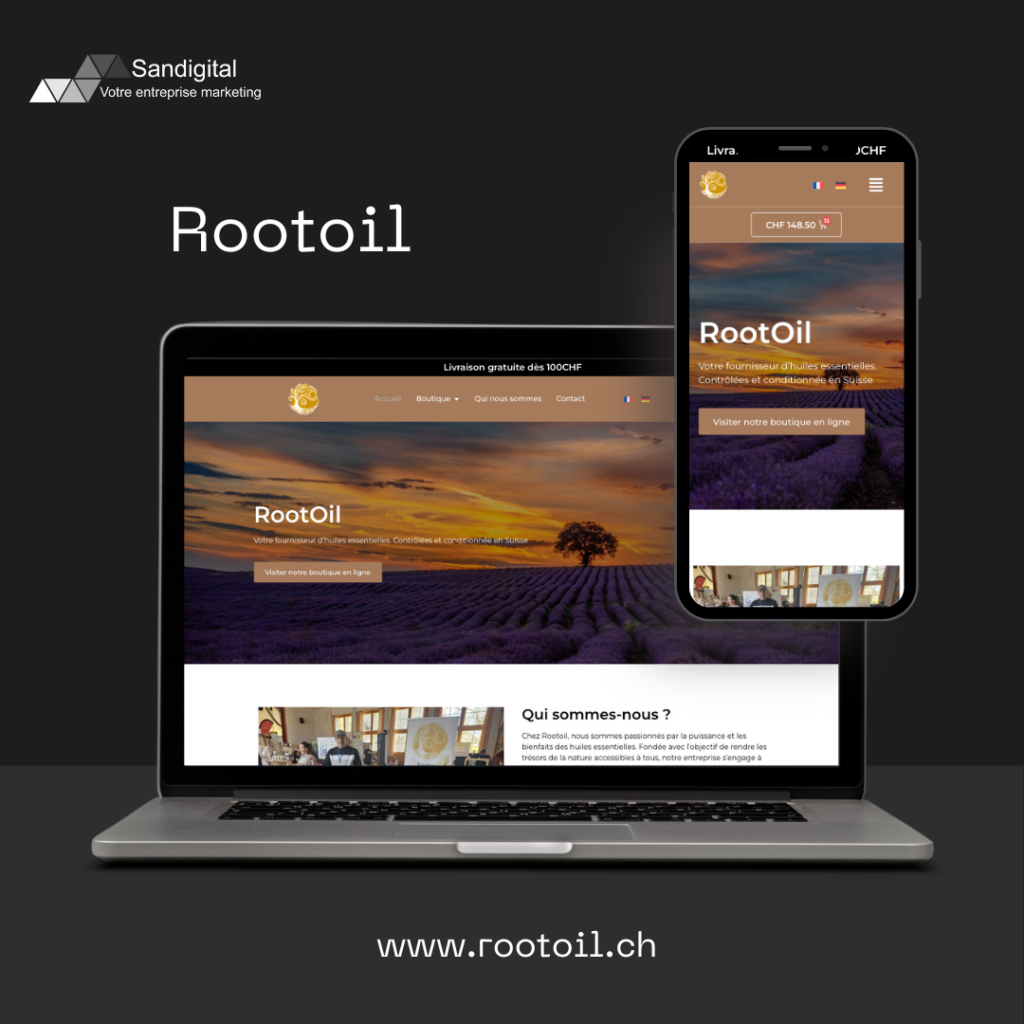 Rootoil site internet