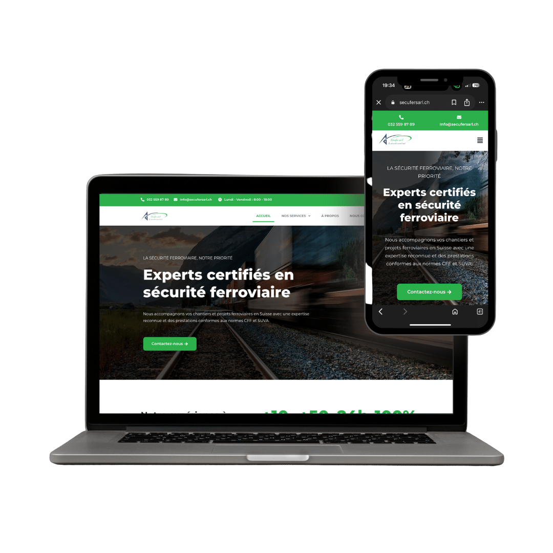 Site multilingue Secufer réalisé par Sandigital