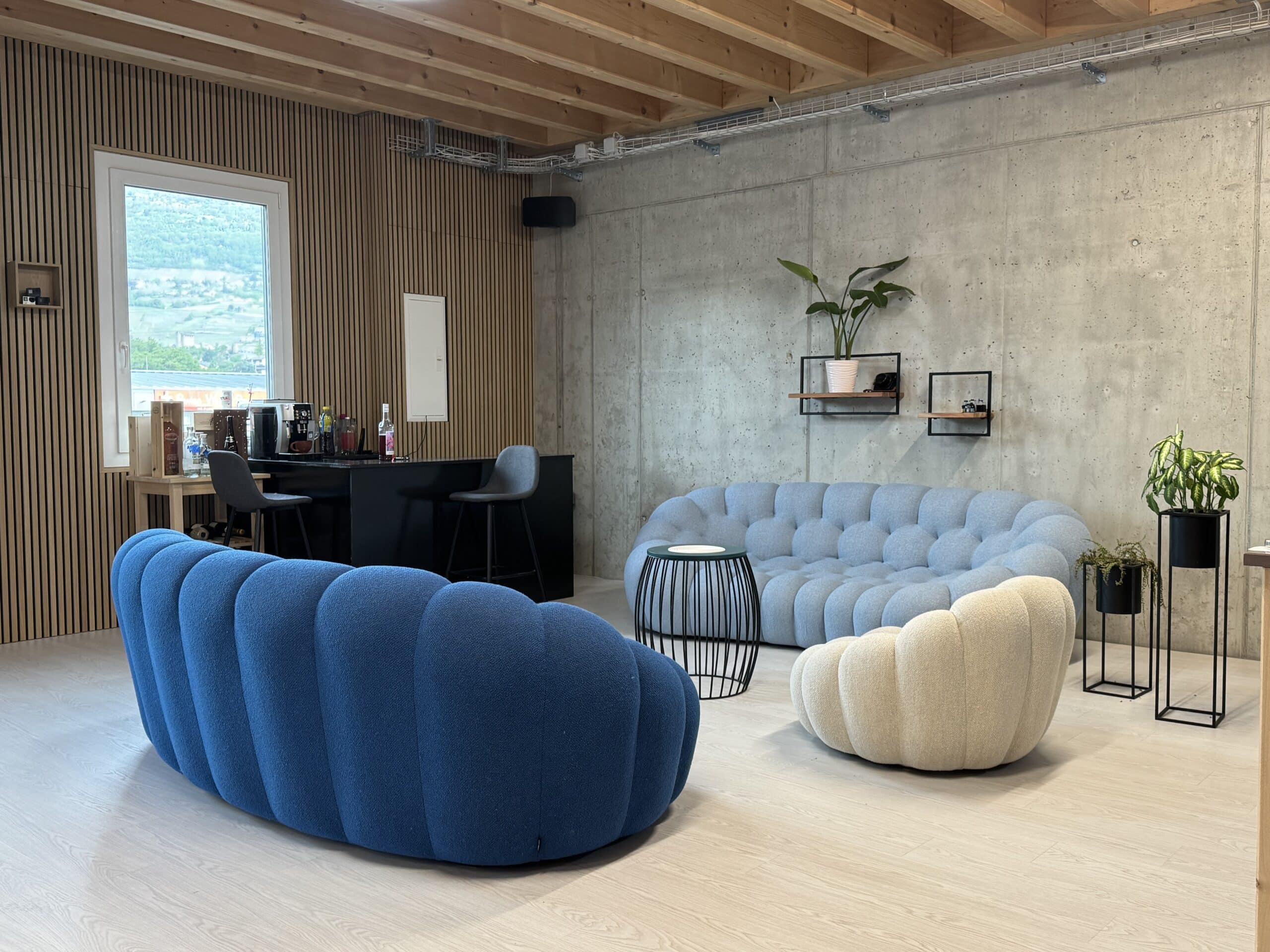 Les bureaux de Sandigital à Sierre, en Valais