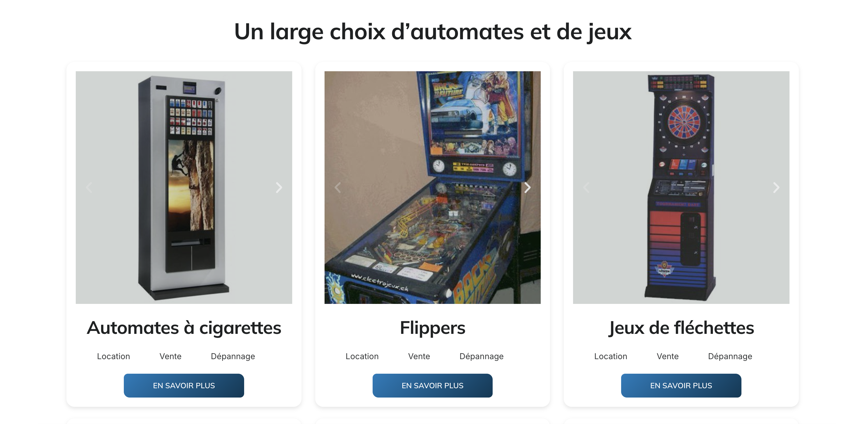 Catalogue des automates et jeux d'Electrojeux