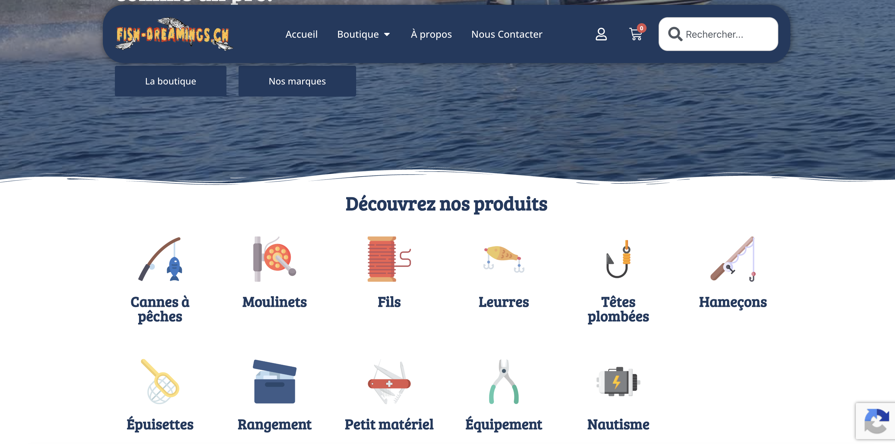 Catégories de produits de la boutique Fish-Dreamings