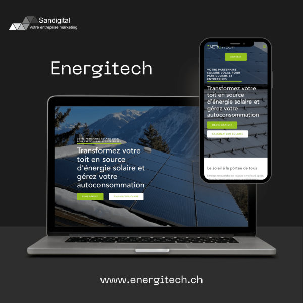 Energitech site internet