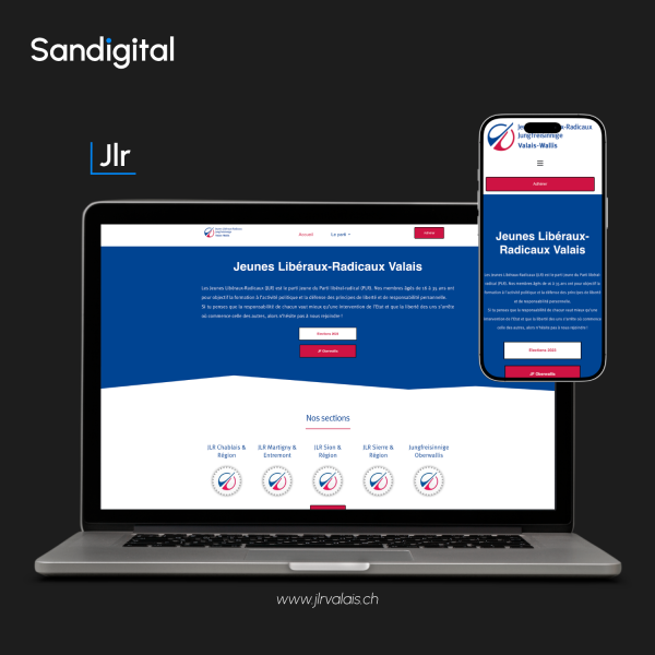 Jlr - Mockup site internet