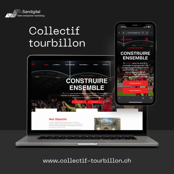 Le collectif tourbillon Site internet