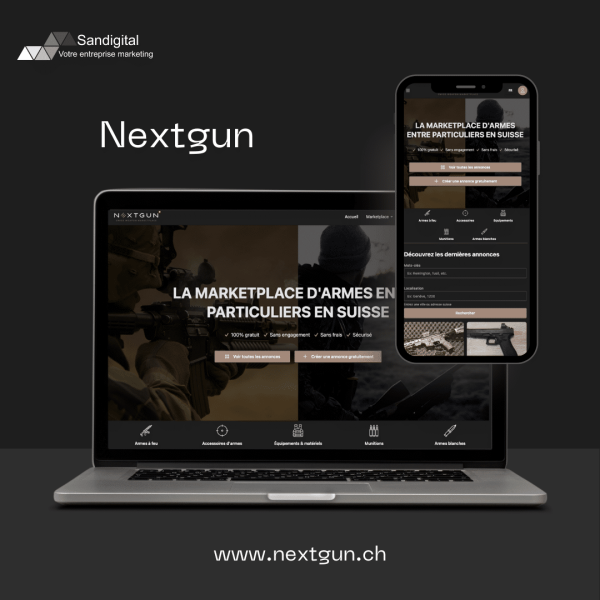 NextGun V3 site internet